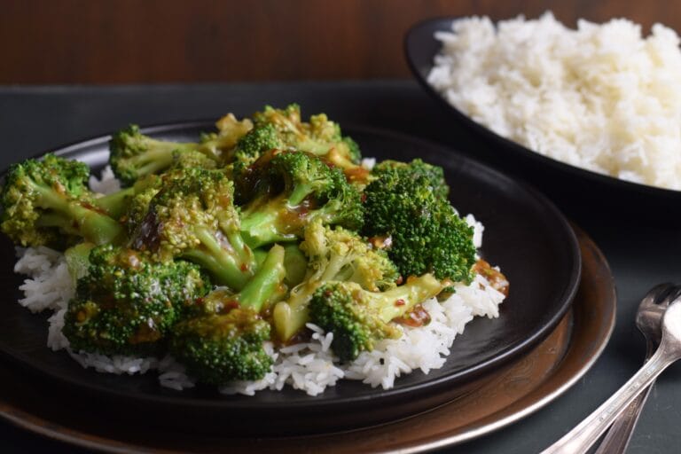 Broccoli with Brown Sauce